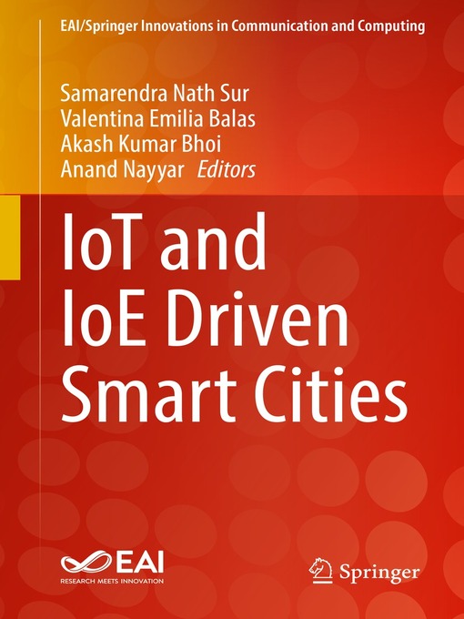 Cover image for IoT and IoE Driven Smart Cities